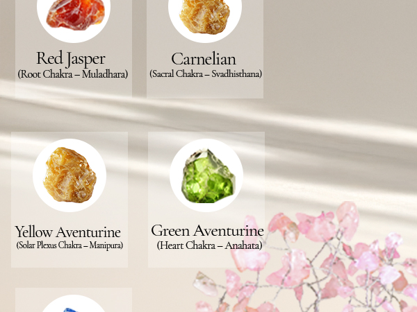real crystals and healing stones