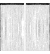 HADEEONG 2 Pack 39 x 79 Inch String Curtains for Doorway, Home Decor Sequin Glitter String Curtai...