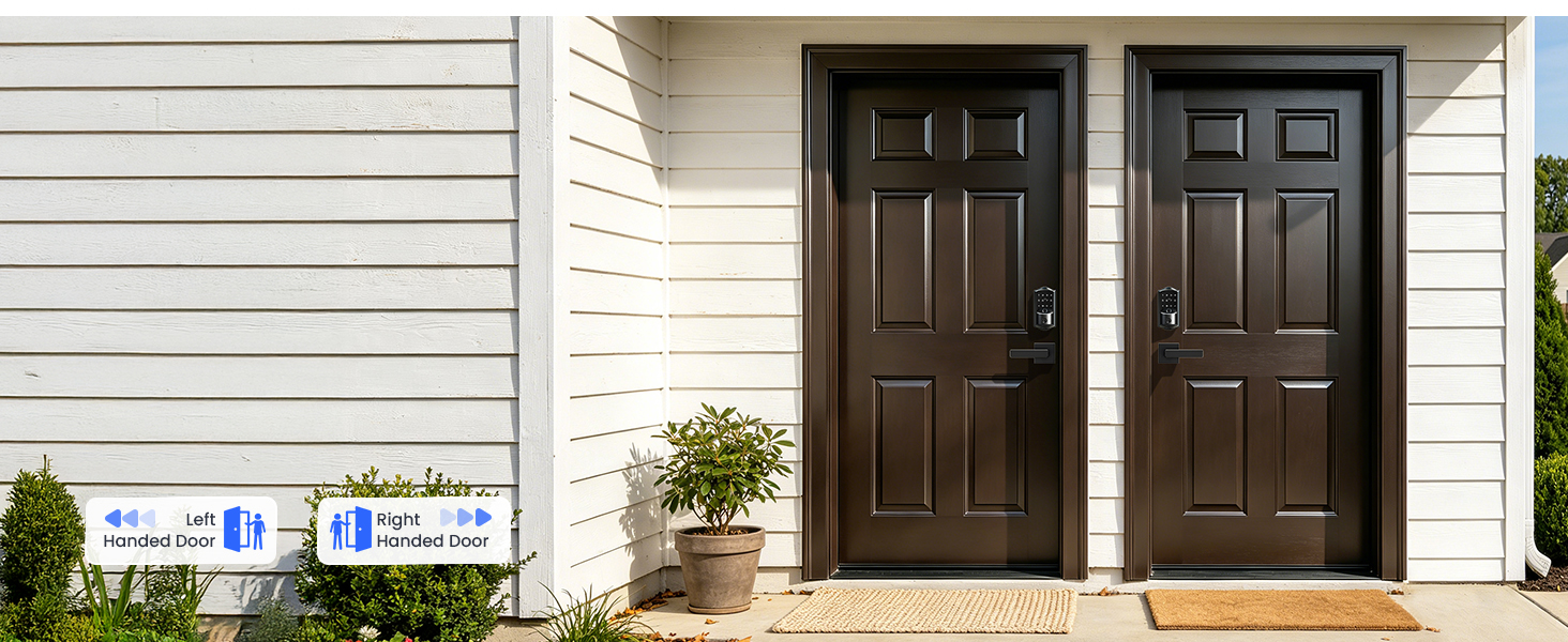 Reversible Lever for Any Door Direction door lock