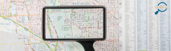 MAG0005 - Jumbo Rectangular Handheld Magnifying Glass