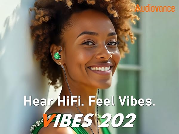 Audiovance Vibes 202 HiFi Wired Earbuds