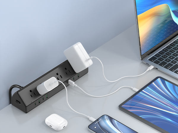 Desk Clamp Power Strip
