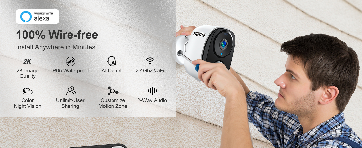 wireless outdoor security camera