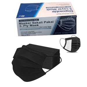 Disposable Face Masks, 50 Pack Face Mask 3 Ply Filter Protection