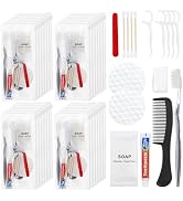 LLHQAMT Travel Toothbrush Kit, Hygiene Kit Comes in A Double Sealed Individual Package, Personal ...