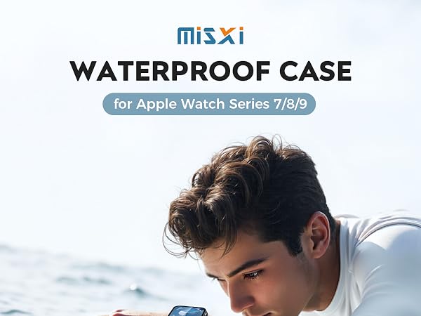 Waterproof Case for Apple Watch S9/S8/S7 -P1