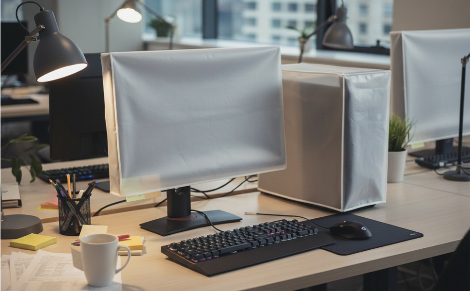 SZBRO Computer Dust cover for CPU and Monitor Keyboard