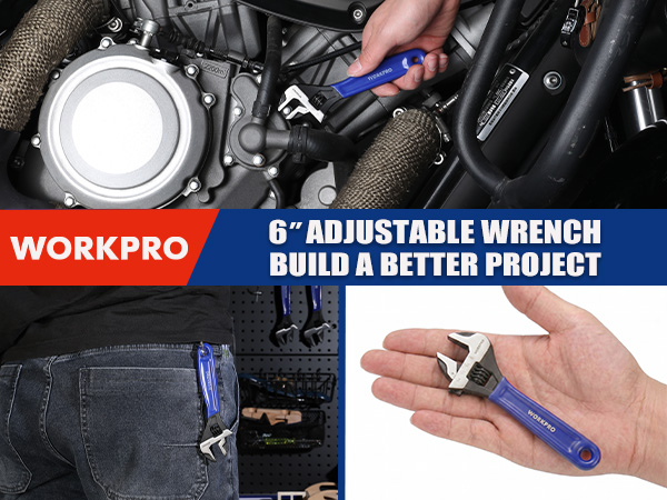 6 INCH ADJUSTABLE WRENCH