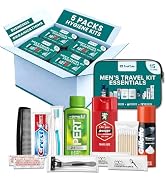 TrekTote 15 Piece Set Men’s Travel & Hygiene Kit with Clear Toiletry Bag, Grooming & Personal Car...