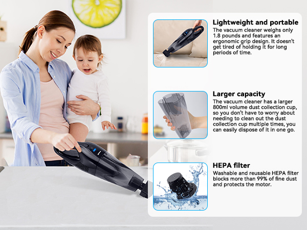 hand vacuum cordless rechargeable