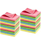 MAKUANG Microfiber Cleaning Cloths, Highly Absorbent Towels, Reusable Softer All-Purpose Cloth fo...