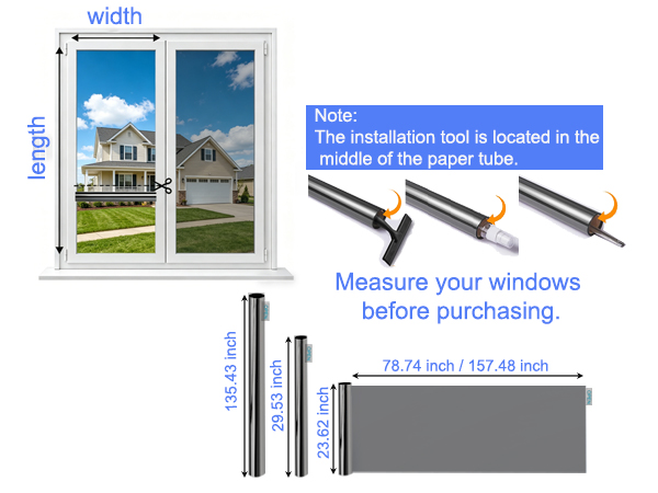 mirror tint for glass door