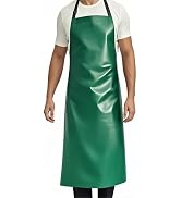 GoldPig Heavy-Duty Waterproof Apron, Chemical Resistant Rubber Vinyl for Industrial, Lab, Kitchen...