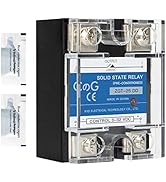 CG Solid State Relay SSR-25DD DC to DC Input 3-32VDC To Output 5-240VDC 25A Single Phase Plastic ...