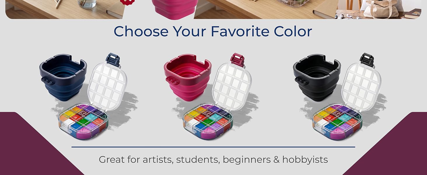Truely Travel-Friendly Paint Palette