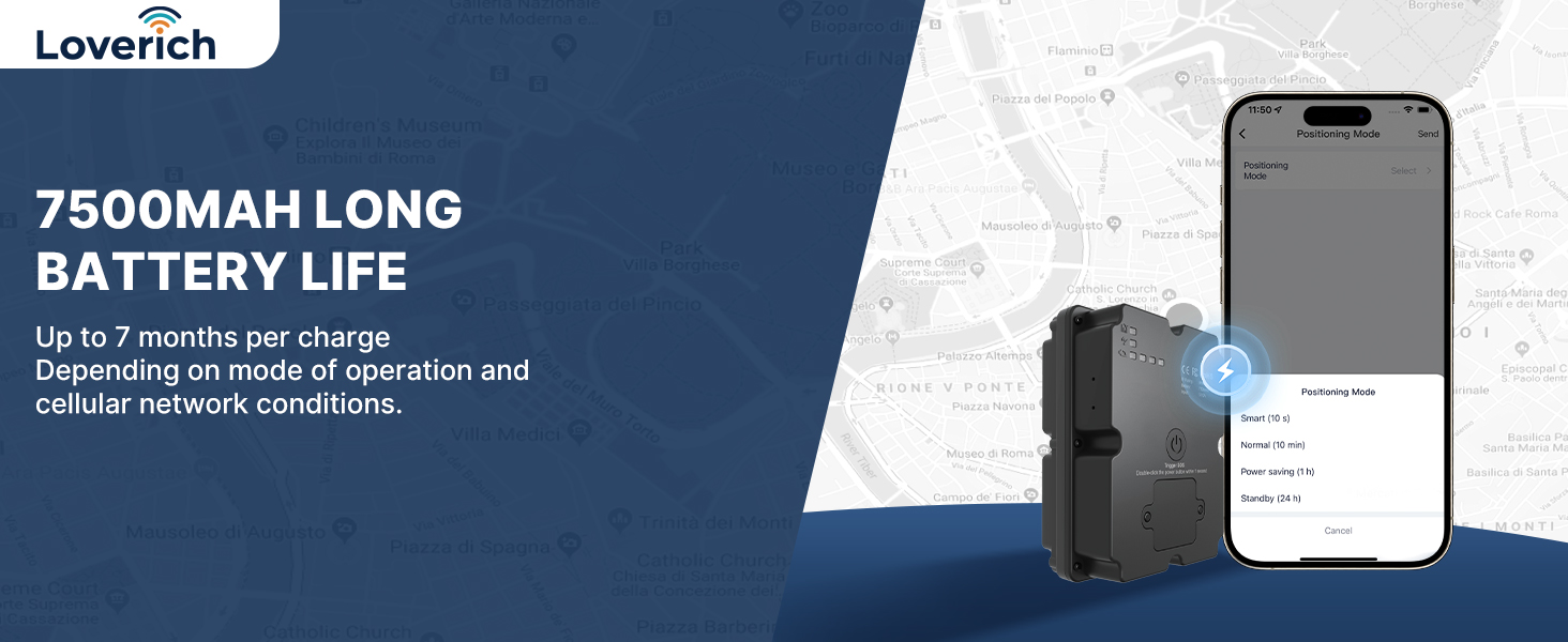 Loverich-gps tracker-for-vehicles-4g-real -time-tracking