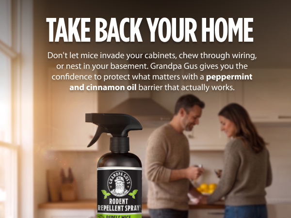 Rodent Repellent For Car Engines, Peppermint Oil & Cinnamon Oil Rodent Repellent Spray