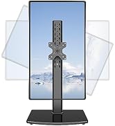 MOUNT PRO Vertical Single Monitor Stand for Max 42 Inch/26.4lbs Ultrawide Computer Screen, Freest...