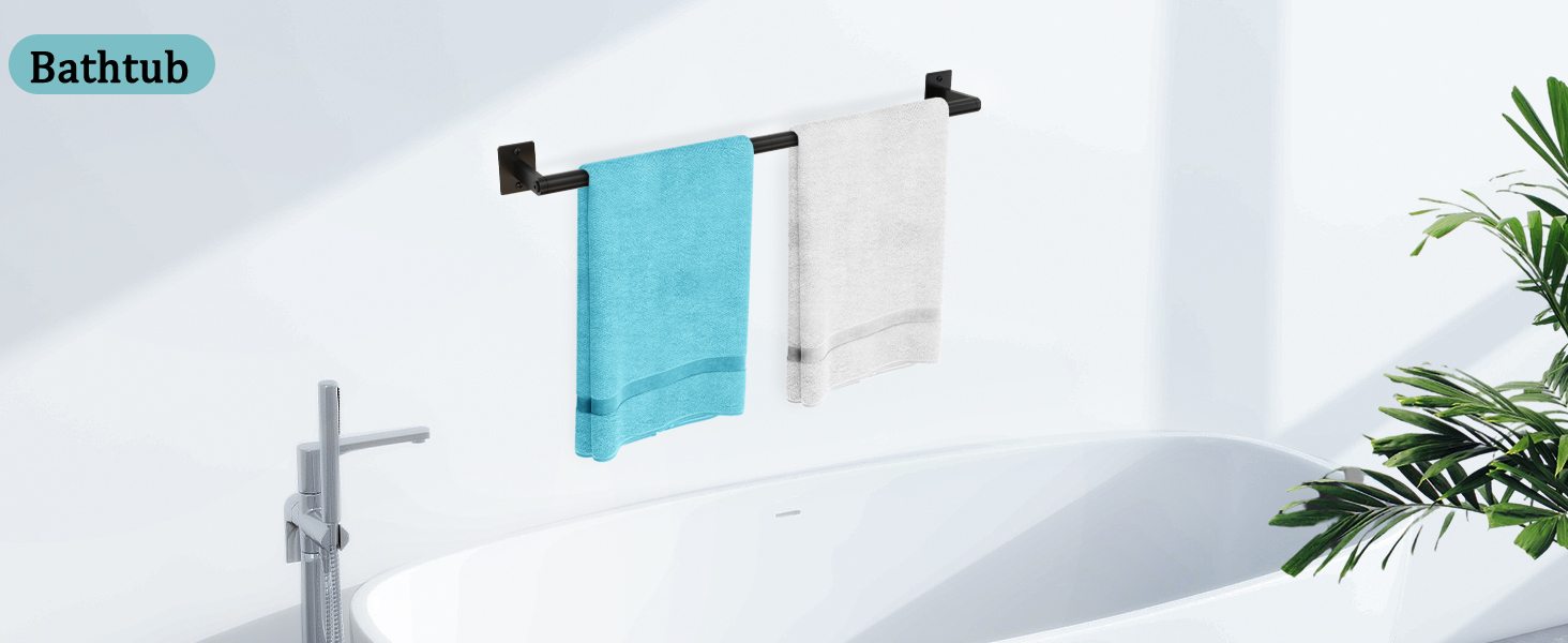 towel holder for bathroom wall