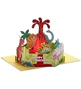 Hallmark Paper Wonder Pop Up Birthday Card for Kids with Sound (Dinosaur, Volcano)