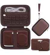 Elonbo Camera Carrying Case for KODAK PIXPRO FZ45 Digital Camera, Brown | Hard Carrying Case + So...