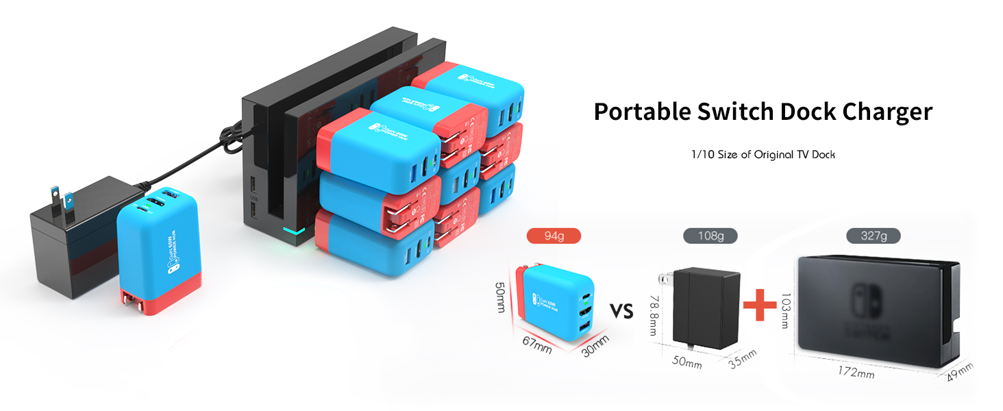 Portable Switch Dock Charger