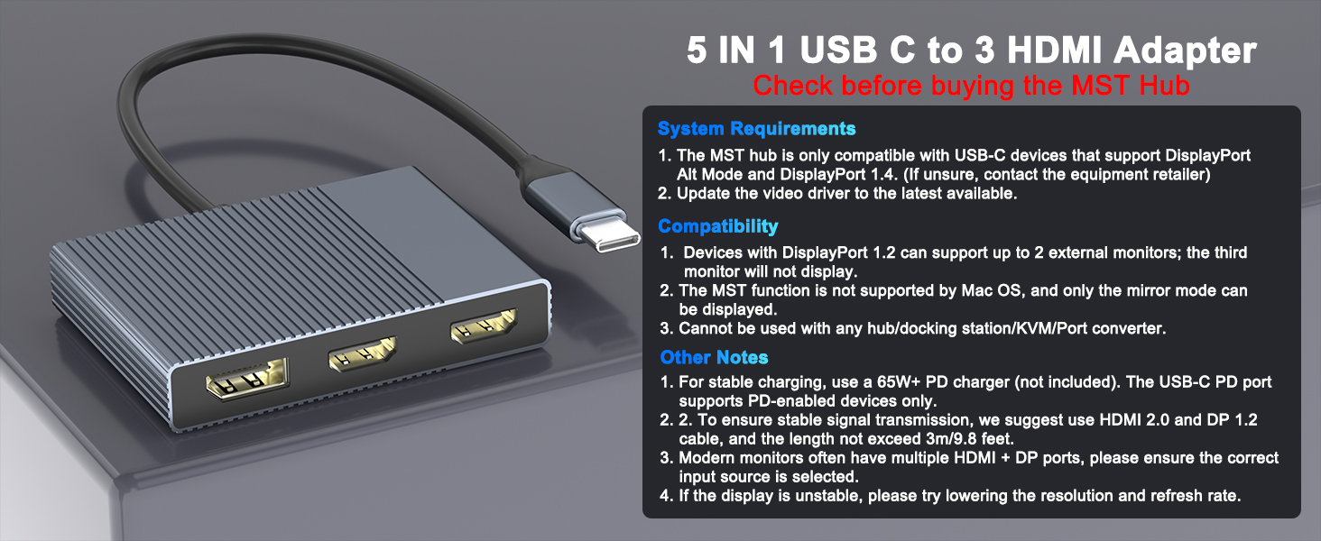 multiple monitor adapter