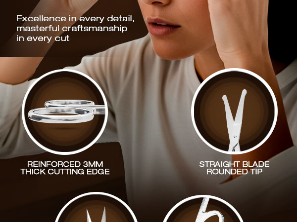 small scissors nose scissors mustache scissor eyebrow scissors