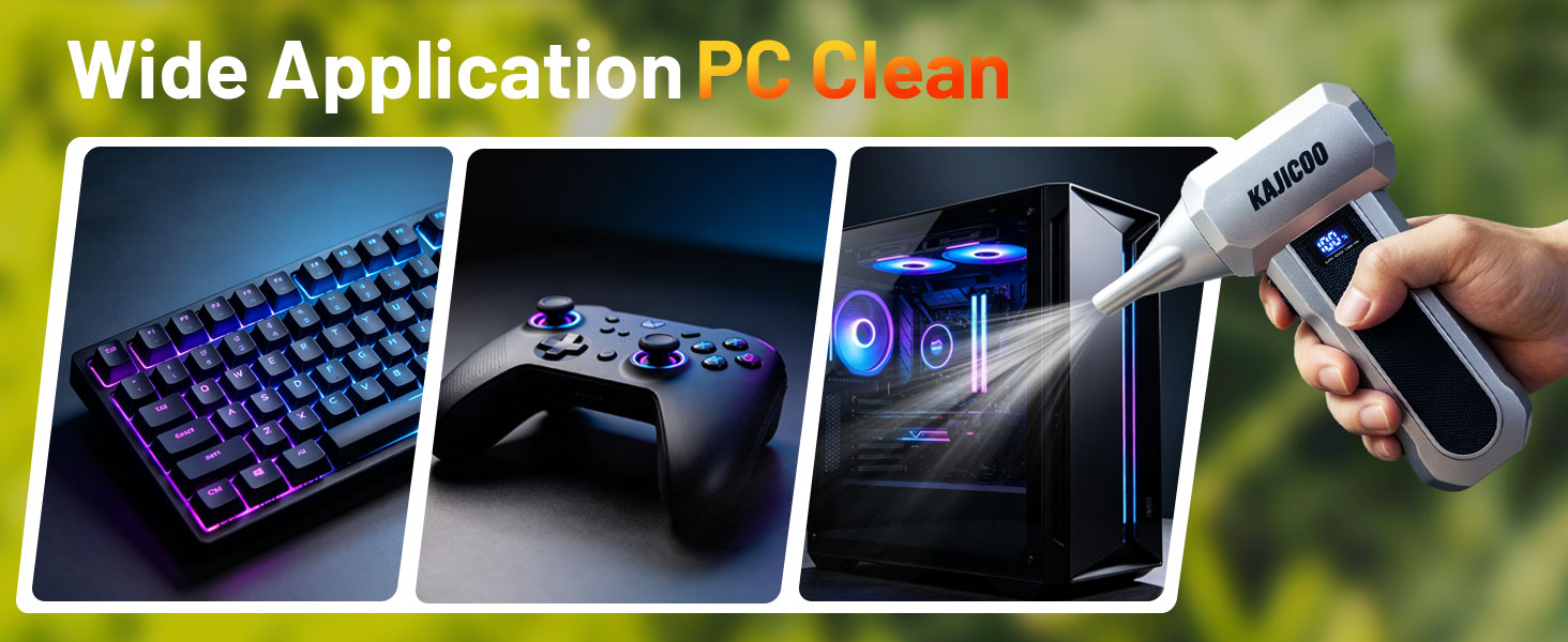 Compressed Air Duster For Computer, PC Cleaning