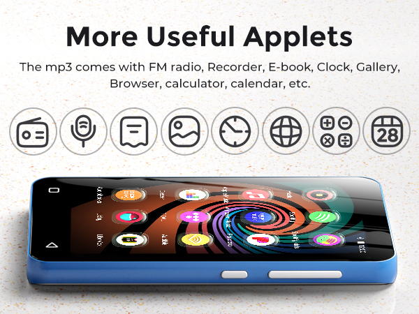 MP3 player with speaker