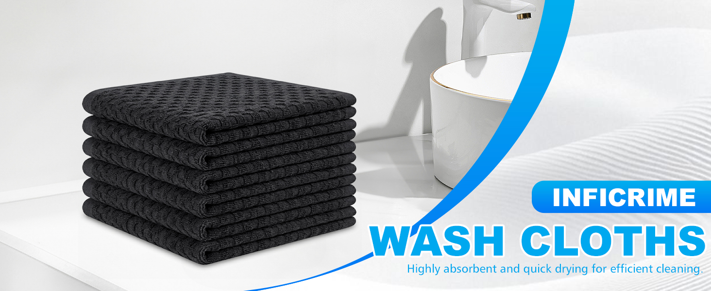 100% Cotton Wash Cloths
