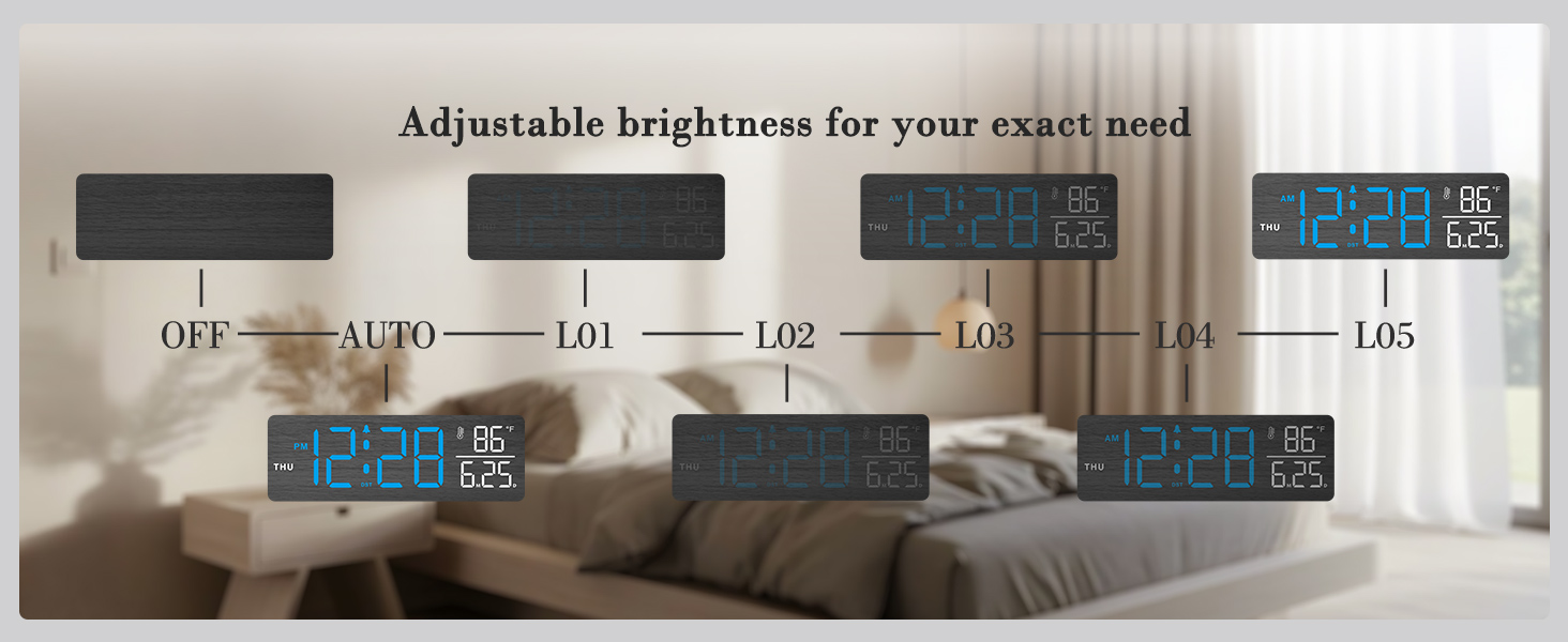 Adjustable Brightness