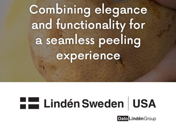 Linden Sweden Jonas Peeler Peel with Ease Save time Meal prep Easy-to-use Potato Peelers