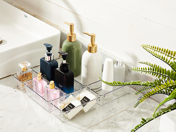clear drawer organizers