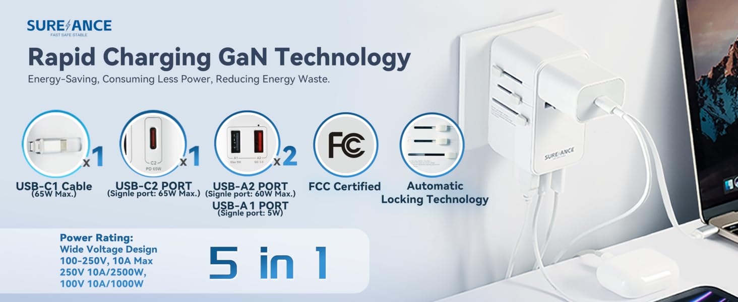 travel adapter 70w