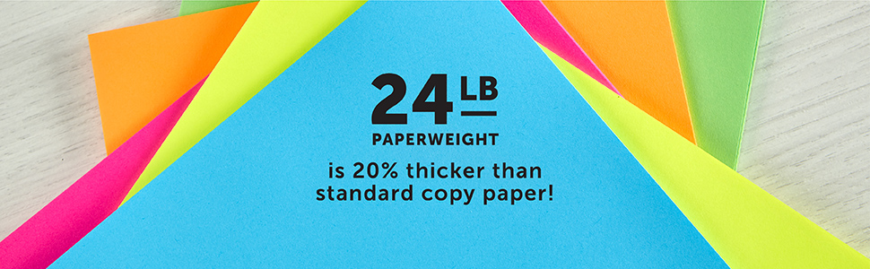 Astrobrights Assortment 24 lb Paper 20% Thicker