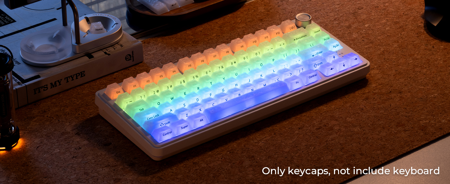 white keycaps