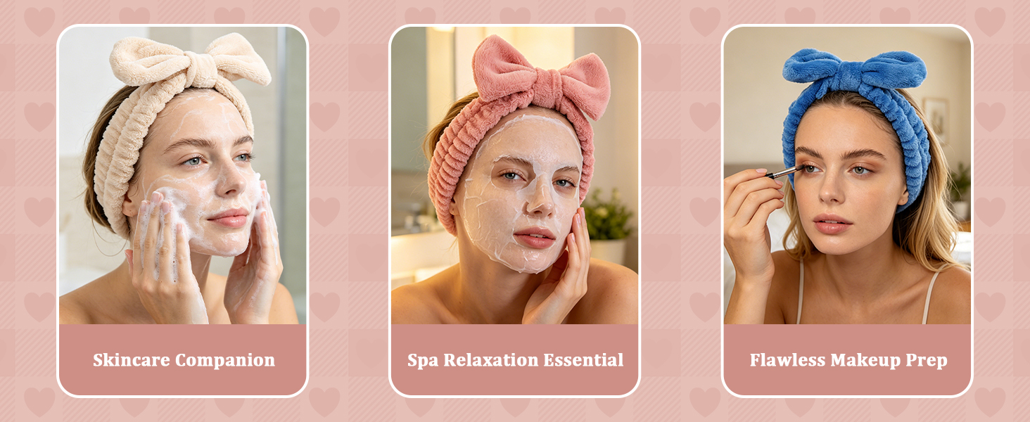stocking stuffers spa skincare makeup washing face headband hair band accessories women girls