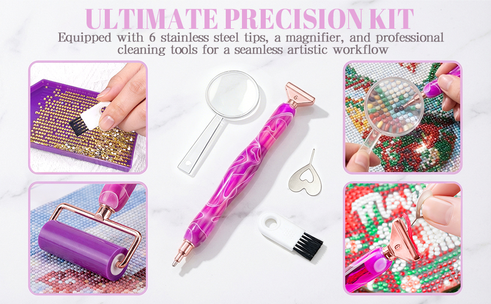 diamond art accessories pens, multi-placer tool, diamond painting, diamond art stylus