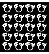 Quickun 1/2" Heavy Duty Double Snap Grip Nylon Hose Clamps Several Ratcheting Adjustable Clamp, 2...