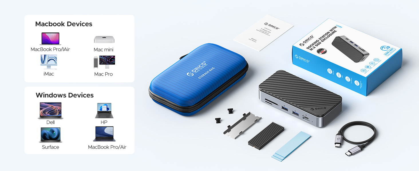 USB C Hub with M.2 Enclosure