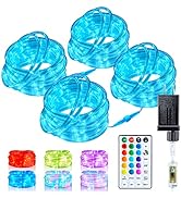 Color Changing Rope Lights Outdoor - 132 ft 400 LED Outdoor String Lights with Remote, 18 Colors ...