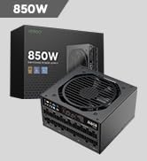Vetroo 850W Power Supply Dual PCIe 5.1 ATX 3.1 Ready, 80 Plus Gold Full Modular, Quiet Operation ...
