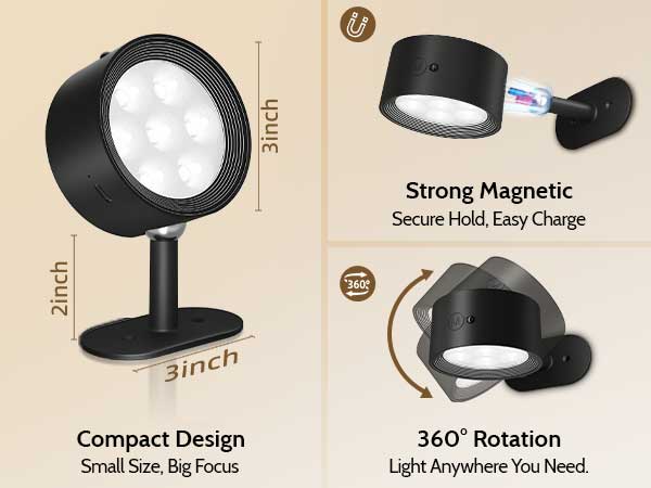 magnetic picture lights