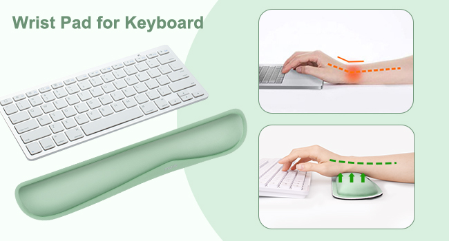 Ergonomic Mouse Pad and Keyboard Wrist Rest
