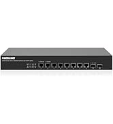 Intellinet 10-Port 10G Ethernet Switch, 8X 10GBASE-T RJ45 Multi-Gig Ports + 2X 10G SFP+ Uplinks, ...