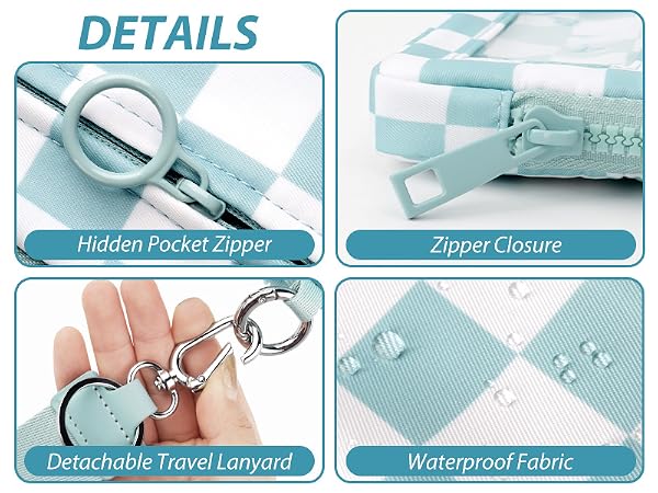 iris wallet small mini keychain wristlet wallets for women coin pouch purse card holder change girl