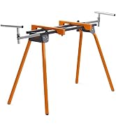 BORA Universal Miter Saw Stand with Quick Release Tool Mounting System- Portable Miter Saw Stand ...