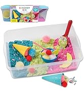 Creativity for Kids Sensory Bin: Ice Cream Shop Playset - Toddler Learning Toys, Pretend Play Ice...