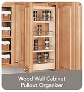 5inch Pull Out Storage Organizer for Wall Kitchen Cabinets, Sliding Adjustable Shelves